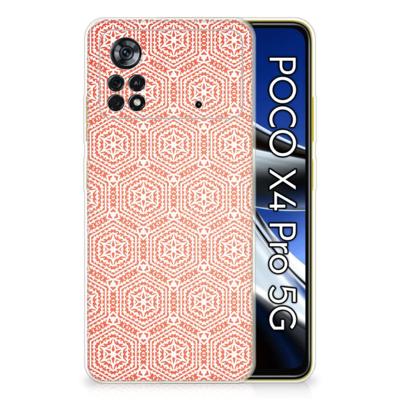 Xiaomi Poco X4 Pro 5G | TPU bumper | Pattern Orange