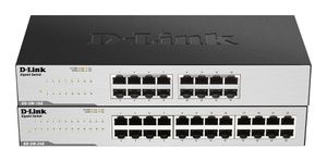 D-Link GO-SW-16G Unmanaged L2 Gigabit Ethernet (10/100/1000) 1U Zwart
