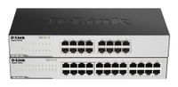 D-Link GO-SW-16G Unmanaged L2 Gigabit Ethernet (10/100/1000) 1U Zwart - thumbnail