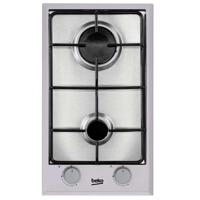 BEKO gaskookplaat - 2 branders - 30 cm - roestvrij staal - HDCG32220FX