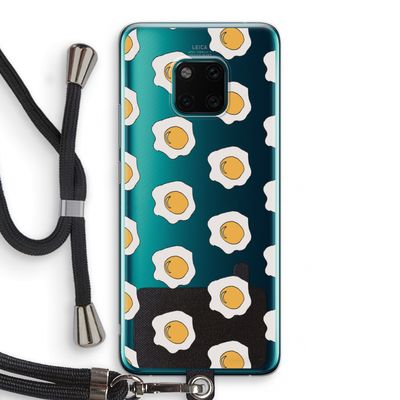 Bacon to my eggs #1: Huawei Mate 20 Pro Transparant Hoesje met koord