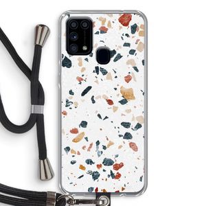 Terrazzo N°4: Samsung Galaxy M31 Transparant Hoesje met koord