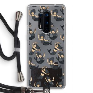 Zeemeermin: OnePlus 8 Pro Transparant Hoesje met koord