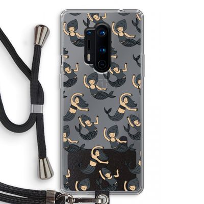 Zeemeermin: OnePlus 8 Pro Transparant Hoesje met koord