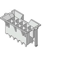 Molex 44474-0611 Male header, inbouw (standaard) Inhoud: 1 stuk(s) Tray