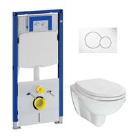 Geberit UP320 toiletset met Mueller Trevi toilet en softclose zitting