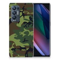 OPPO Find X3 Neo | TPU bumper | Army Dark
