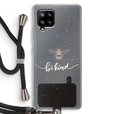 Be(e) kind: Samsung Galaxy A42 5G Transparant Hoesje met koord