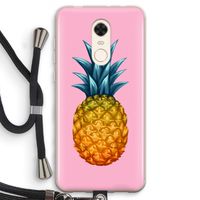 Grote ananas: Xiaomi Redmi 5 Transparant Hoesje met koord