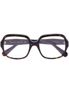 Gucci Eyewear lunettes de vue Havana - Marron