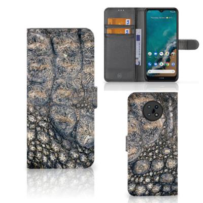 Nokia G50 | Telefoonhoesje | Met pasjeshouder | Krokodillenprint