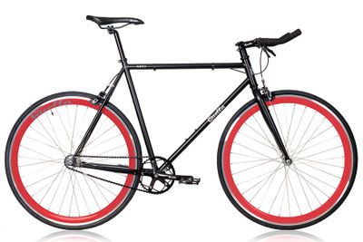 Quella Nero Rood Fixie Fiets Quella Nero Rood Fixie Fiets