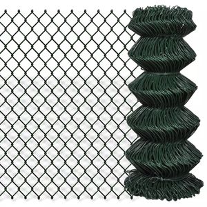 VidaXL Gaashek 0,8x15 m staal groen