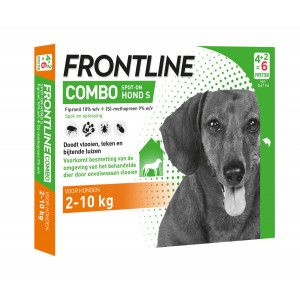 Frontline Combo Spot On hond S / 2-10 kg 5 x 6 pipetten