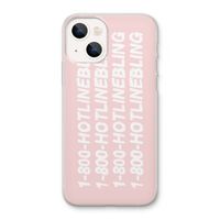 Hotline bling pink: iPhone 13 Transparant Hoesje