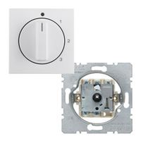 Berker S1 ventilatorschakelaar met draaiknop 0-1-2-3 alpine wit ral 9010 glanzend Berker S1 ventilatorschakelaar met draaiknop 0-1-2-3 alpine wit ral 9010 glanzend