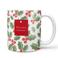 'Witte kerst mok met foto of tekst' | Luxe cadeaus voor elk moment