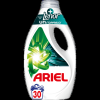 Ariel Vloeibaar Wasmiddel + Unstoppables, 30 Wasbeurten bij Jumbo