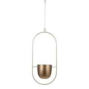 Mica Decorations Dexter Bloempot Hangend H83 cm Goud