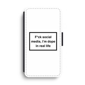 I'm dope: iPhone XS Max Flip Hoesje