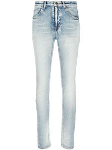 Saint Laurent jean skinny à taille basse - Bleu