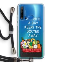Bento a day: Huawei P20 Lite (2019) Transparant Hoesje met koord