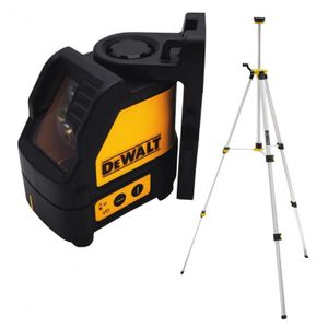 DeWalt DW088CGTRI Kruislijnlaser Groen 15m + Statief DE0881