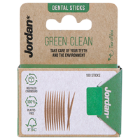 Jordan Green Clean Tandenstokers Thin - 100 stuks