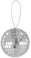 HEMA Kerstbal Ø7cm Discobal Zilver (zilver) - thumbnail