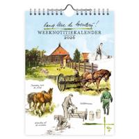 Rien Poortvliet Weeknotitiekalender 2026 Paarden