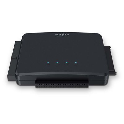 Nedis Hardeschijfadapter | USB 3.2 Gen1 | 2.5 / 3.5 " | IDE + SATA | Netvoeding - HDADIS110BK