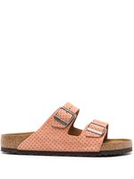 Birkenstock sandales Arizona en daim - Orange - thumbnail