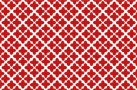 Wit geometrisch patroon vinyl tapijt rood