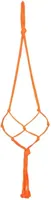 Bloempothanger macrame oranje d2 h90