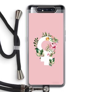 Venus: Samsung Galaxy A80 Transparant Hoesje met koord