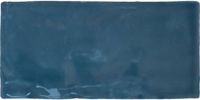 Cifre Cerámica Atlas Wandtegel | 7.5x15 cm | Vintage | Glans Donker blauw