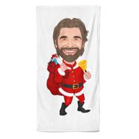 Cartoon Handdoek Santa Claus - Pillow Buddies