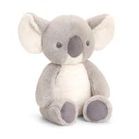 Keel Toys Pluche knuffel dier koala - grijs - 25 cm - Knuffelbeesten speelgoed