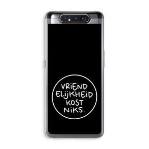 Vriendelijkheid: Samsung Galaxy A80 Transparant Hoesje
