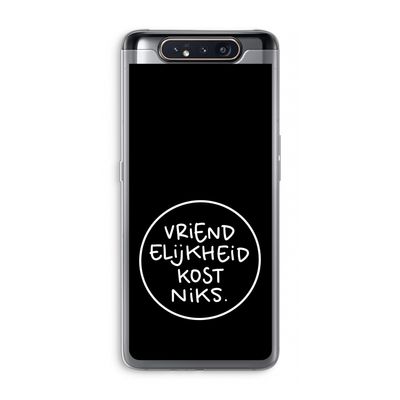 Vriendelijkheid: Samsung Galaxy A80 Transparant Hoesje