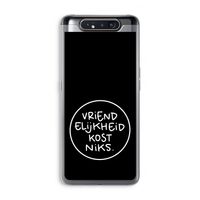 Vriendelijkheid: Samsung Galaxy A80 Transparant Hoesje