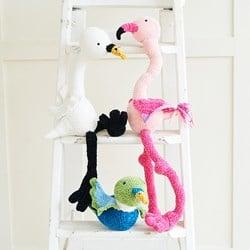 Stylecraft haakpatroon Squeeze Me Crochet Flamingo, Swan and Duck