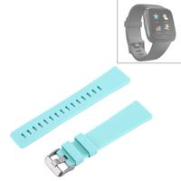 Voor Fitbit versa eenvoudige mode siliconen horlogebandje (groen)