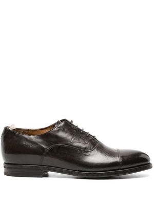 Officine Creative chaussures oxford en cuir à lacets - Marron
