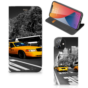 iPhone 12 | iPhone 12 Pro Book Cover New York Taxi