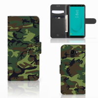 Samsung Galaxy J6 2018 | Telefoon Hoesje | Army Dark