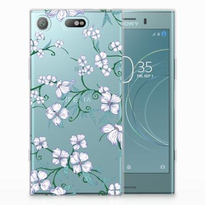 Sony Xperia XZ1 Compact Uniek | TPU Case | Blossom White