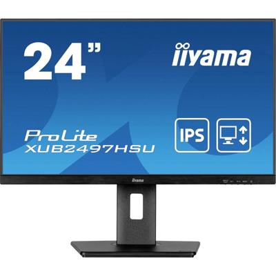 Iiyama ProLite XUB2497HSU-B2 LED-monitor Energielabel E (A - G) 60.5 cm (23.8 inch) 1920 x 1080 Pixel 16:9 1 ms HDMI, DisplayPort, Hoofdtelefoon (3.5 mm