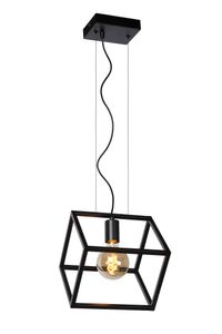 Lucide FABIAN - Hanglamp - 1xE27 - Zwart