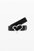 Leren riem Zalio - BLACK - 90
